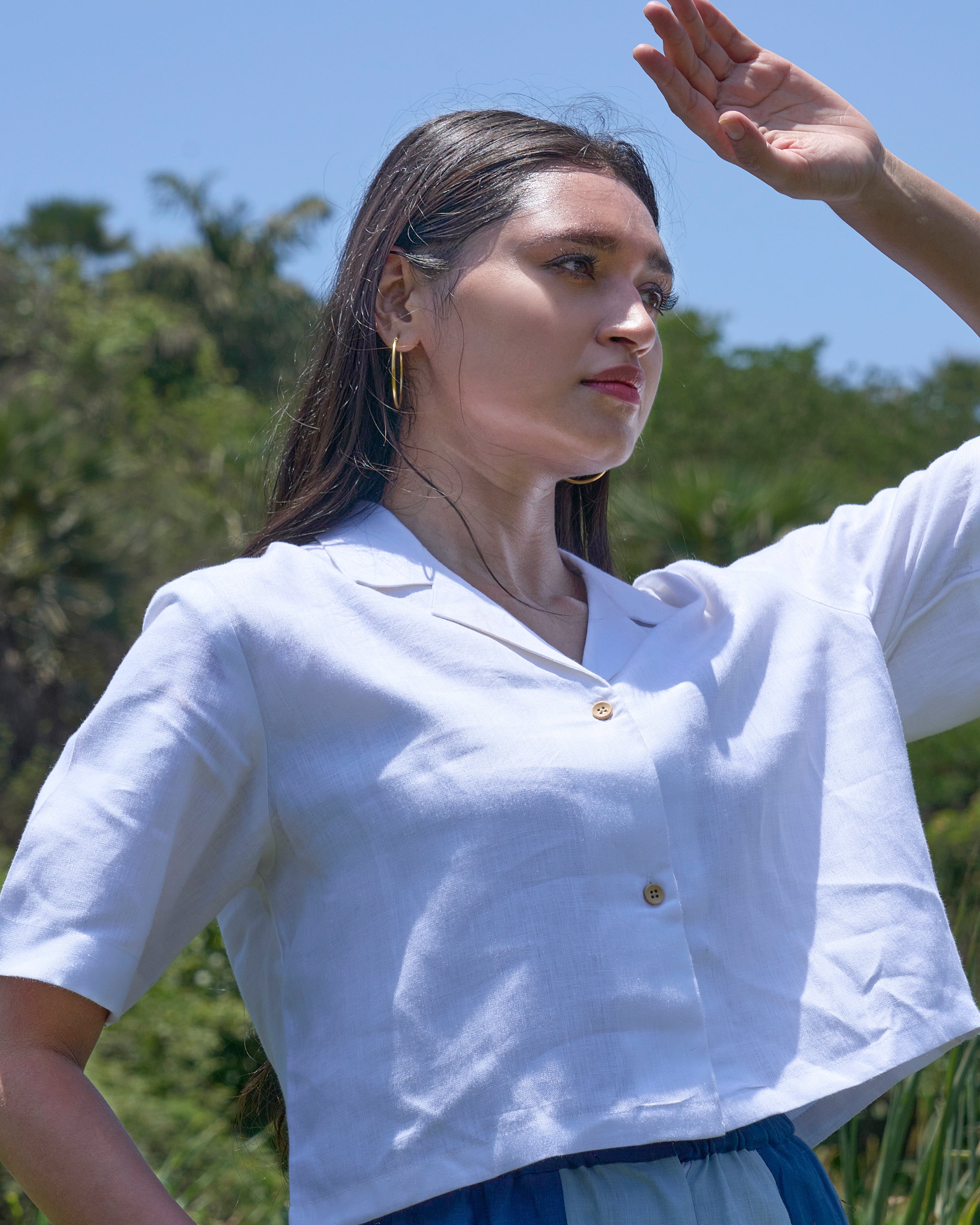 Camp Collar Top